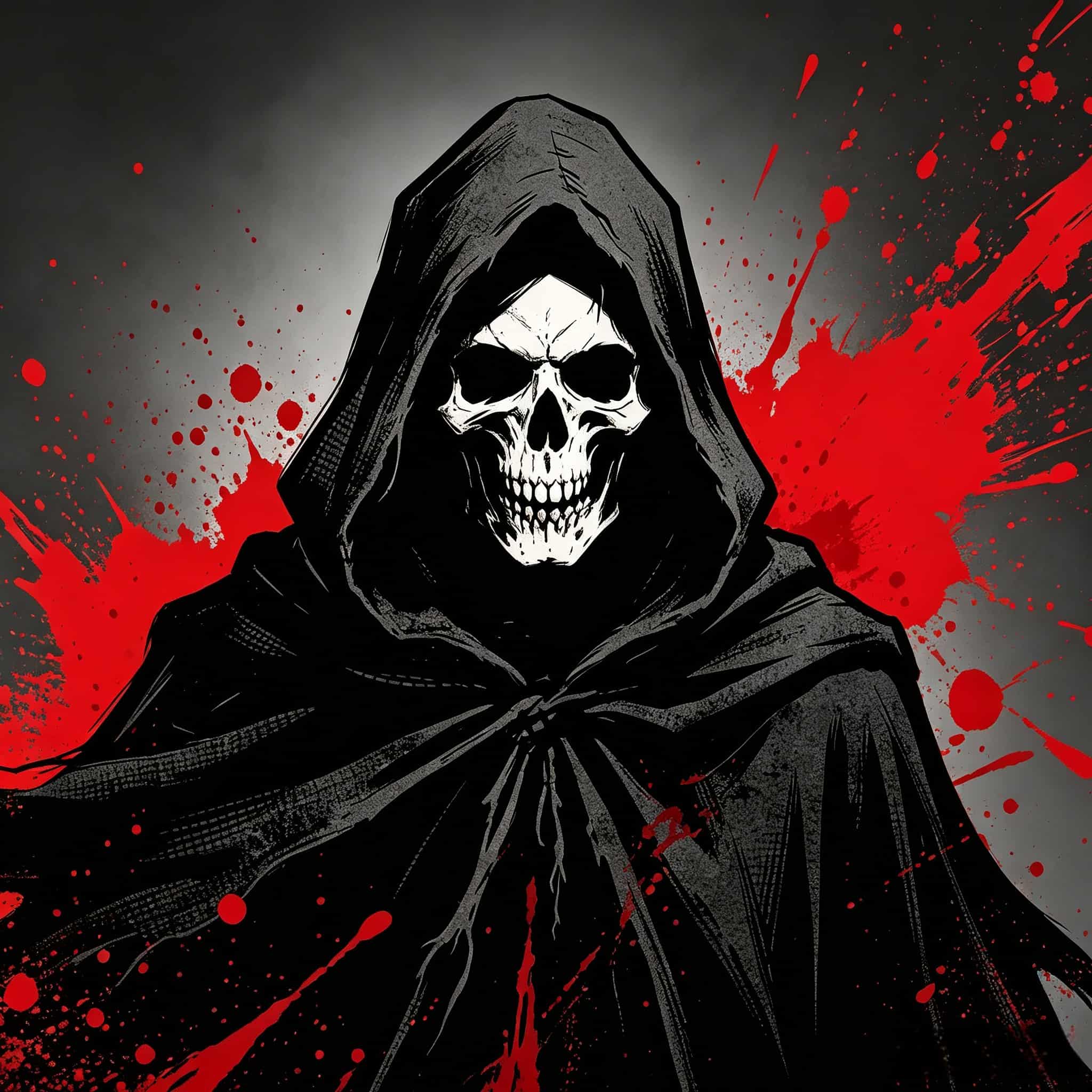 Ghost Halloween Garage Door Cover Grim Reaper Blood Splatter Halloween Garage Door Decoration CSH68-6-1 car