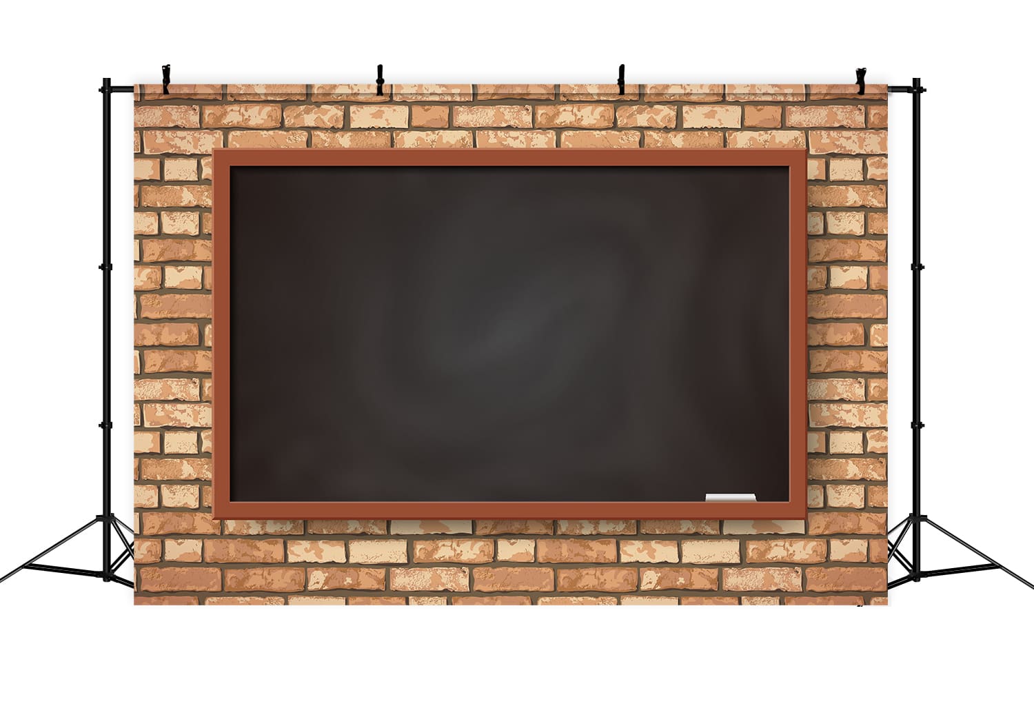 Blackboard Brick Wall Back to School Backdrop DBD7-36