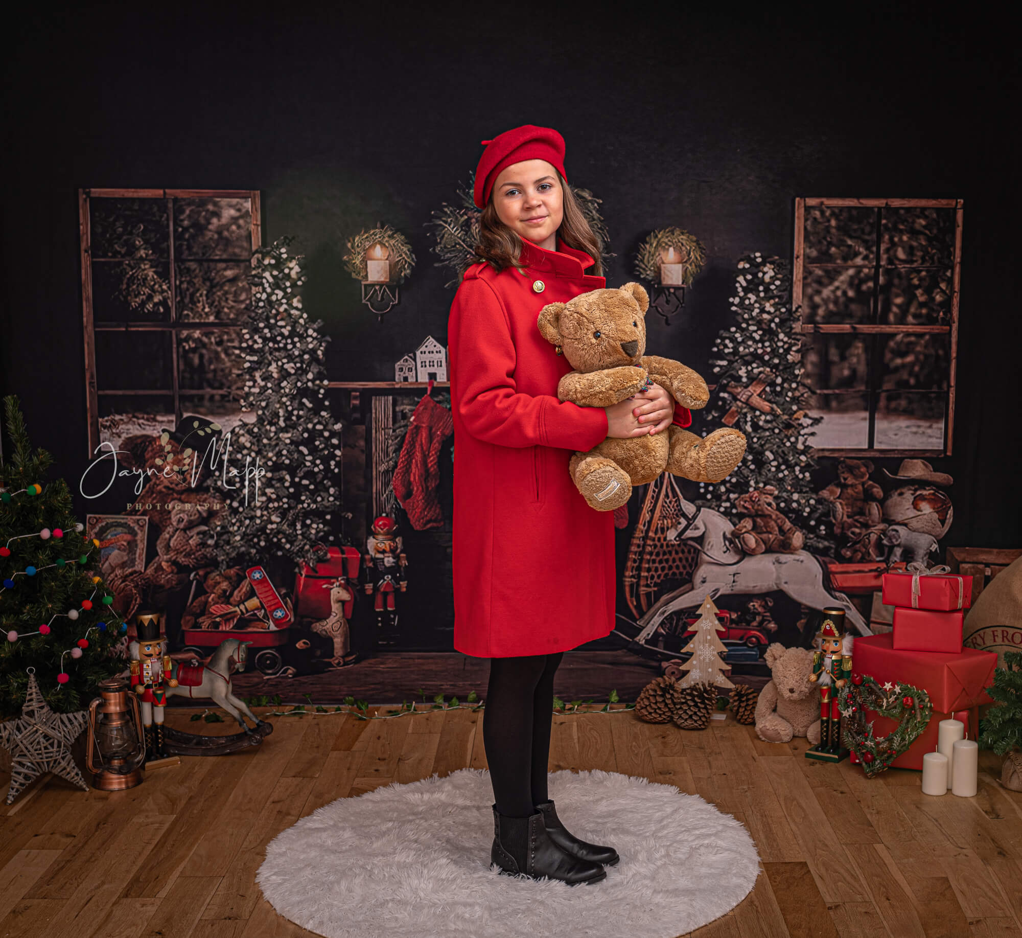 Christmas Trees Room Decoration Backdrop for Photography G-1434