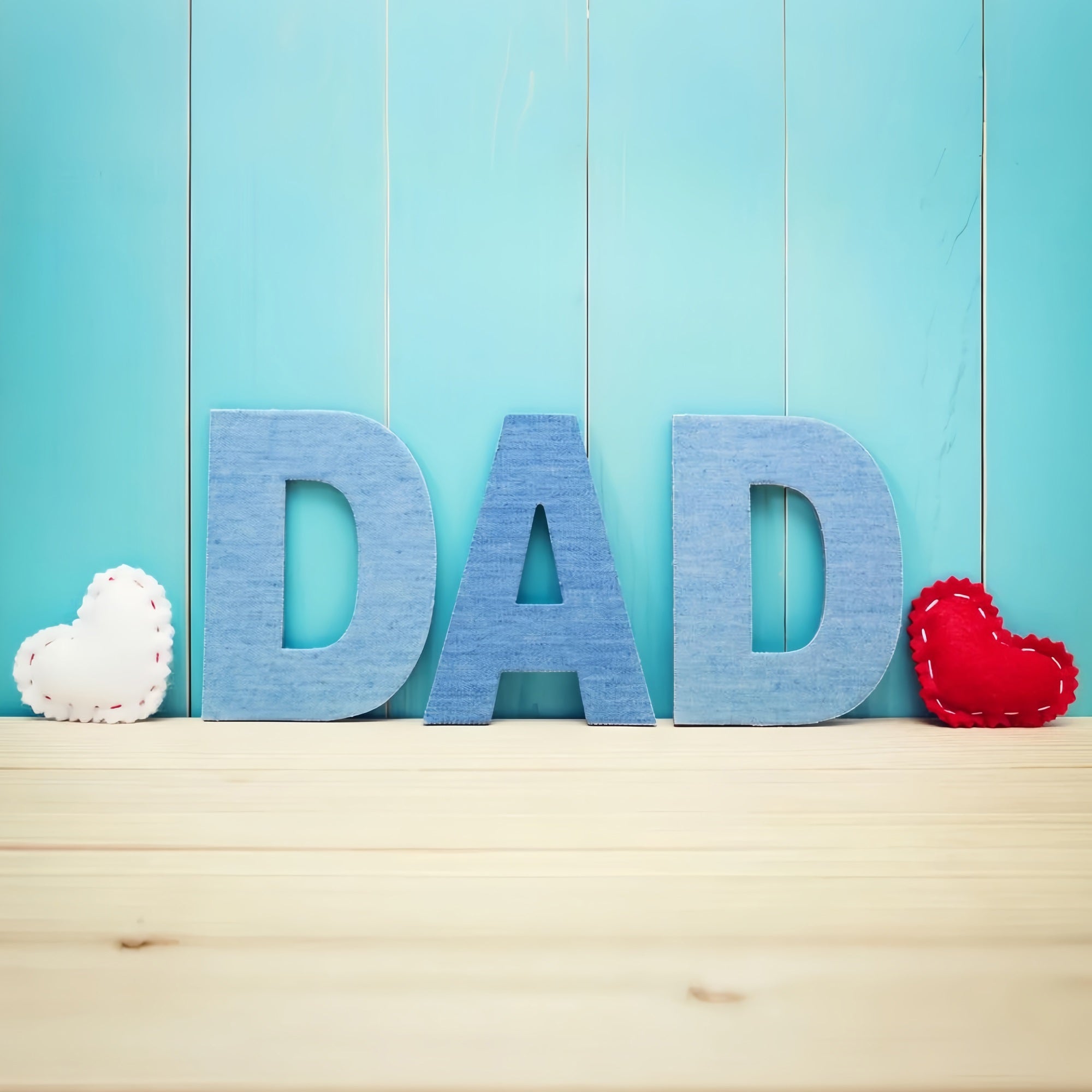 Father's Day Backdrops Wooden Denim Dad Backdrop GQ2-209