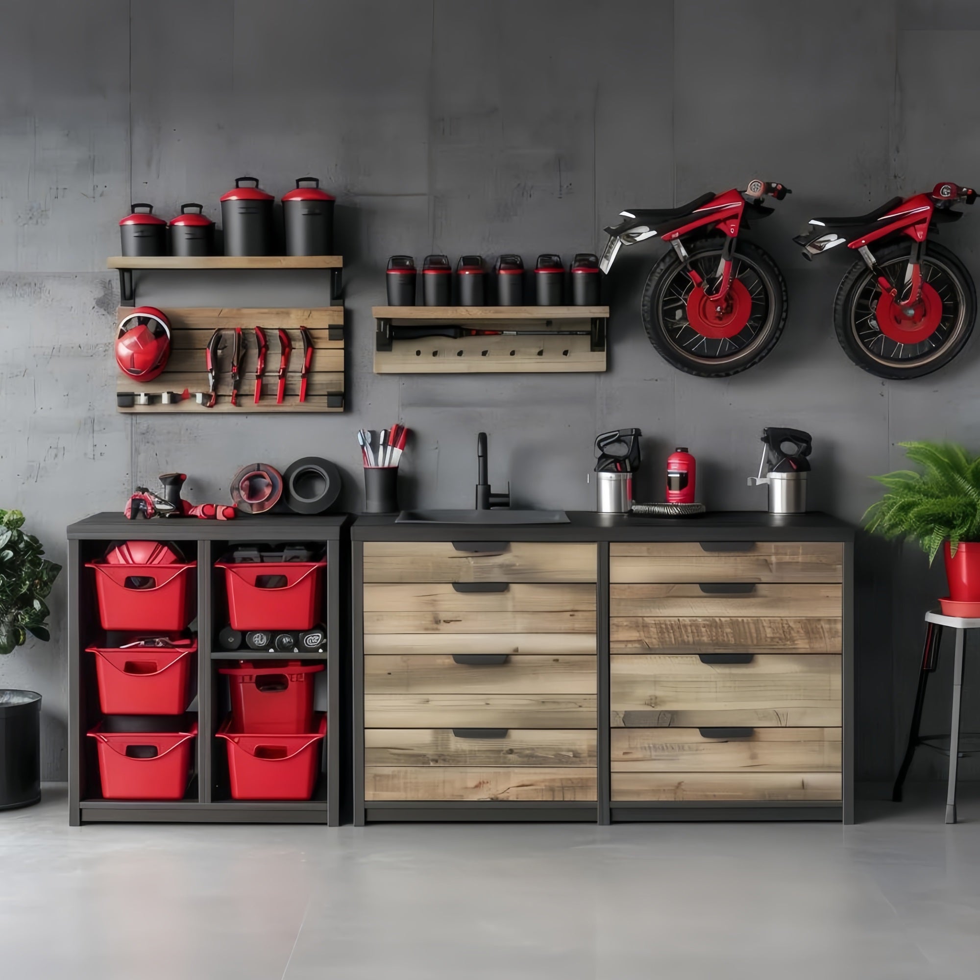 Father Day Backdrop Workshop Tools Scene Backdrop GQ2-213