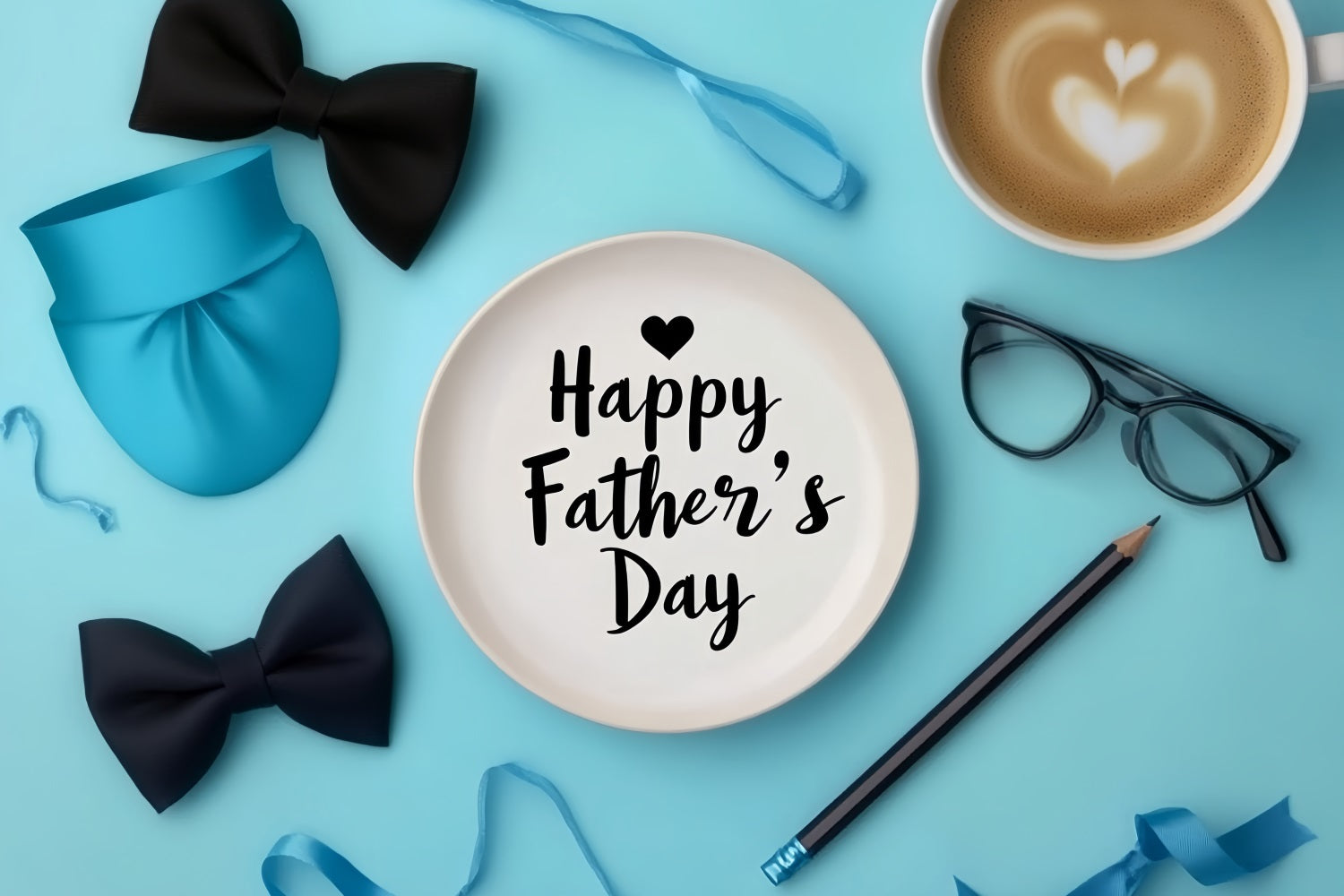 Fathers Day Photo Backdrop Ideas Blue Celebration Backdrop GQ2-231