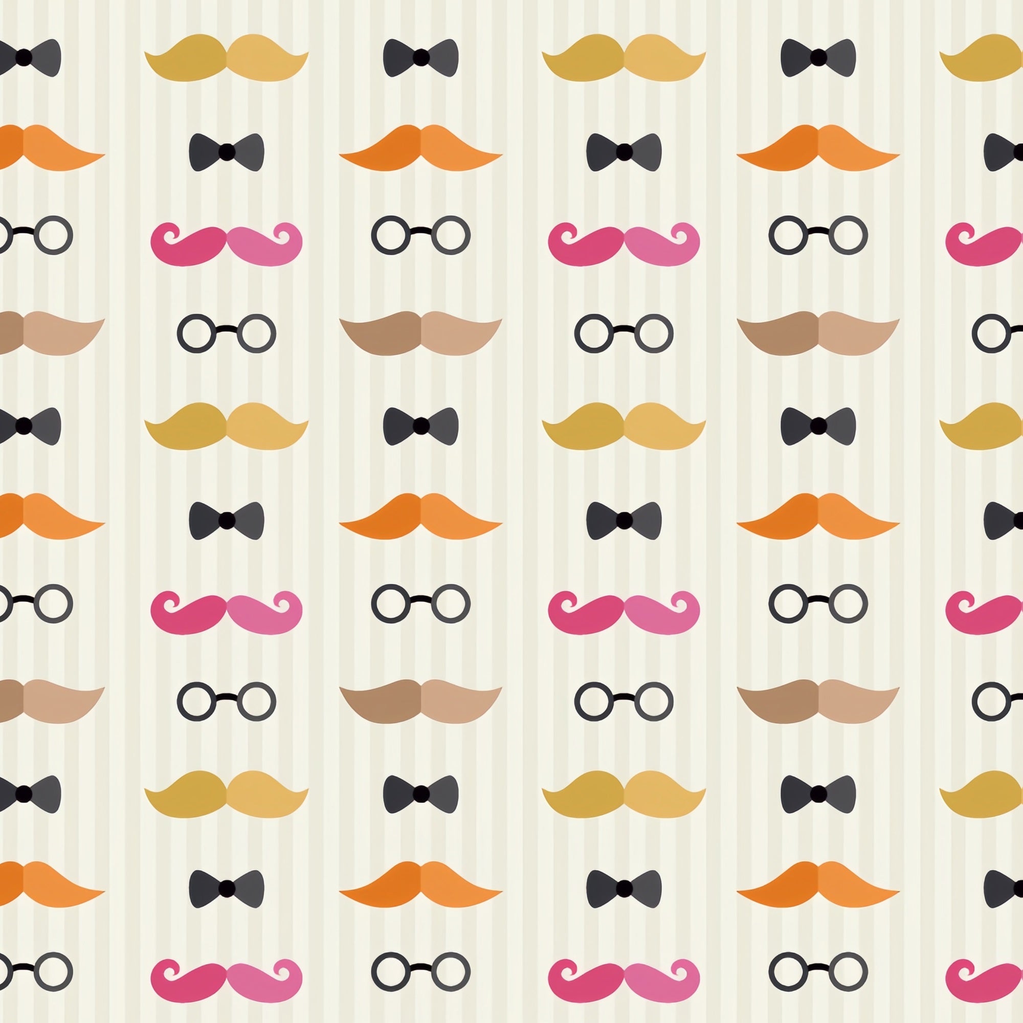 Father's Day Backdrops Cartoon Mustache Glasses Backdrop GQ2-235