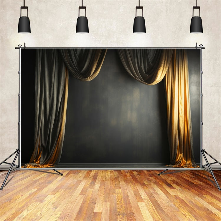 Mother's Day Backdrop Ideas Luxury Black Gold Curtain Backdrop GQ2-92