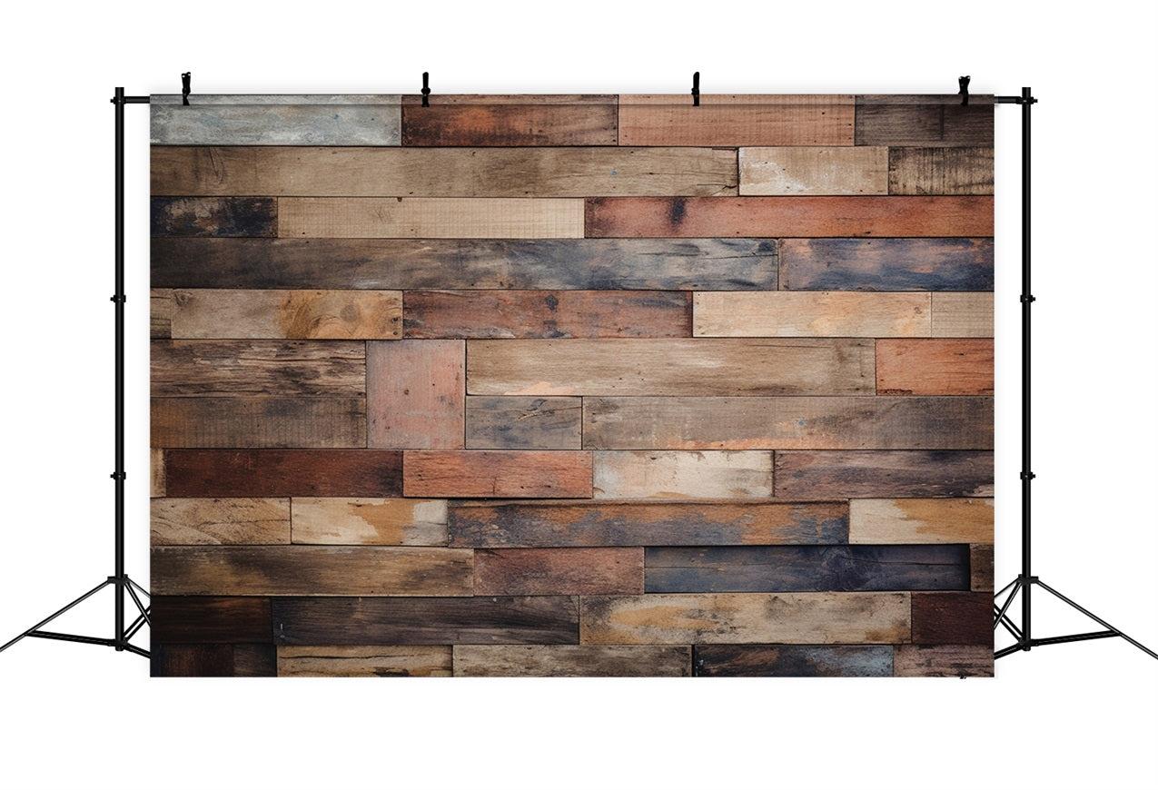 Wood Panel Backdrop Neutral Brown Backdrop GQ4-119