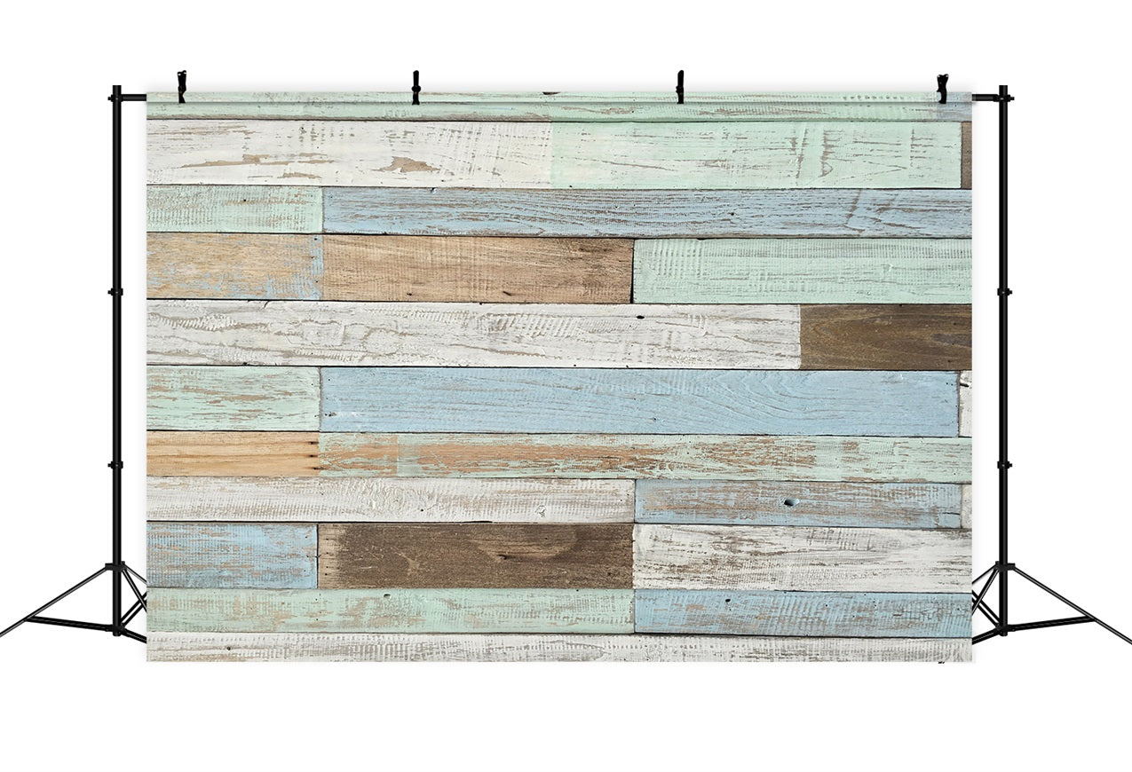 Rustic Wood Backdrop Ocean Inspired Backdrop GQ4-123