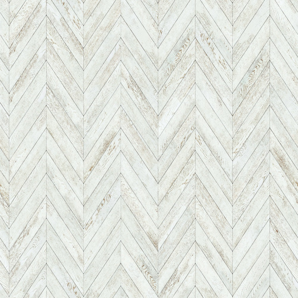 White Wood Backdrop Chevron Pattern Backdrop GQ4-124
