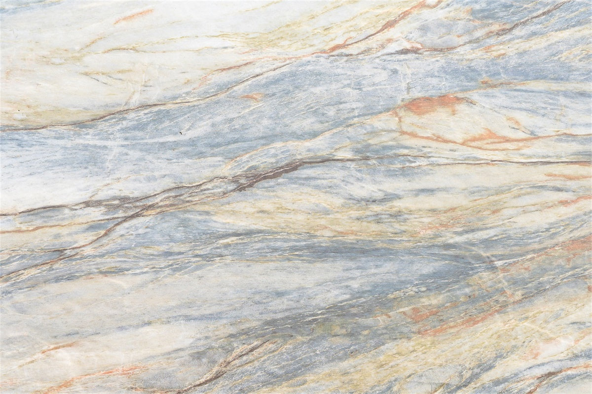 Marble Photography Backdrop Blue Beige Abstract Backdrop GQ4-134