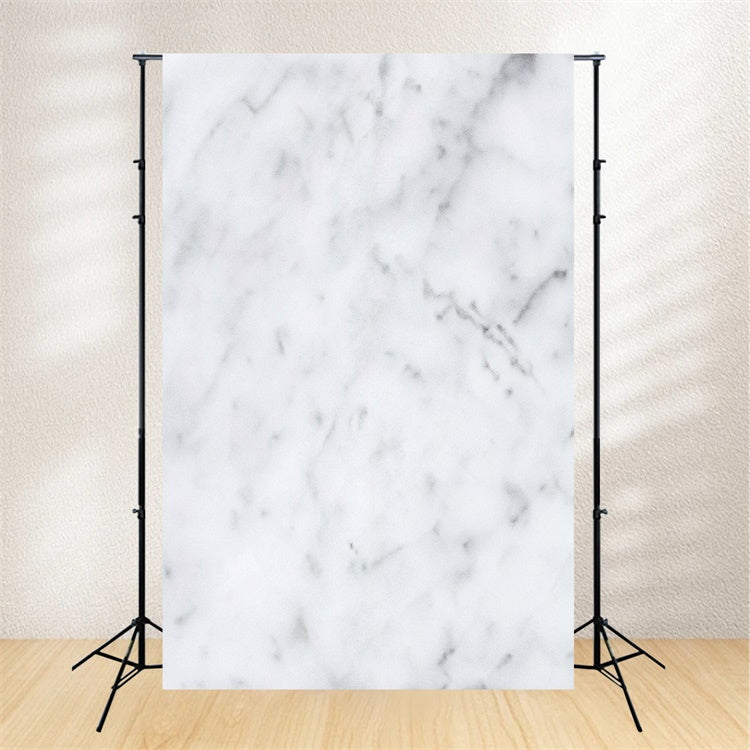 White Marble Photo Backdrop Minimalist White Marble Backdrop GQ4-143
