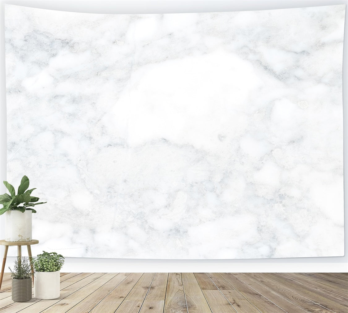 White Marble Backdrop Delicate Cool Tone Studio Backdrop GQ4-144
