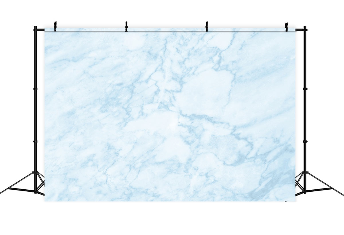 Blue Marble Backdrop Delicate Blue Stone Veins Backdrop GQ4-148
