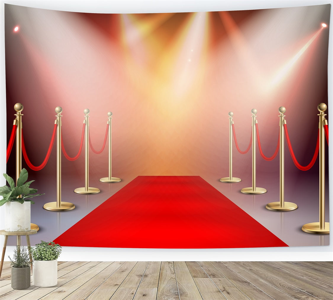Red Carpet Photo Backdrop Stage Entrance Glow Backdrop GQ4-82