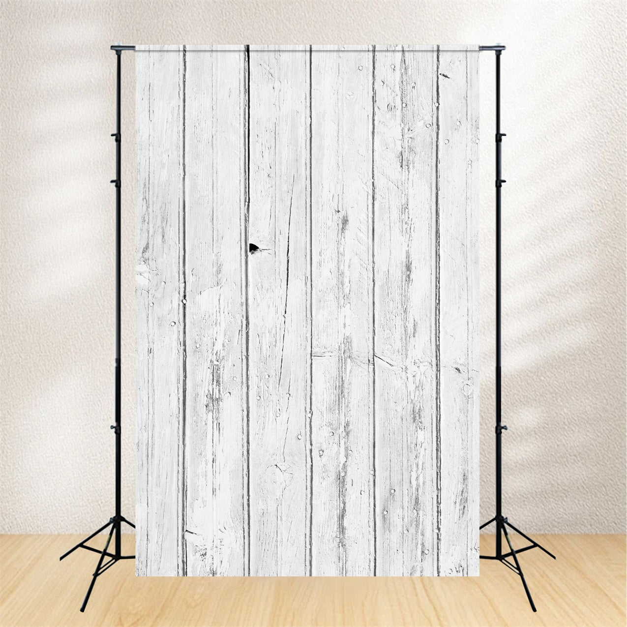 White Wood Backdrop White Timber Panel Studio Backdrop GQ4-98