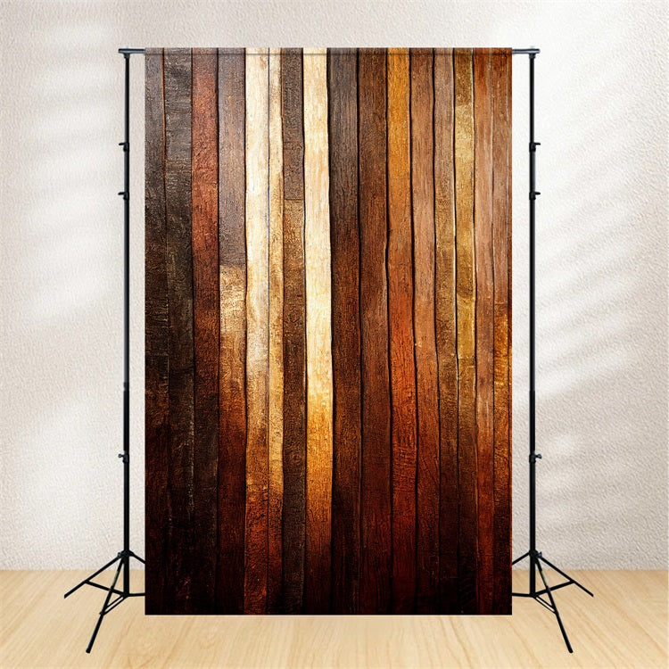 Wood Photo Backdrop Brown Mixed Backdrop GQ4-99