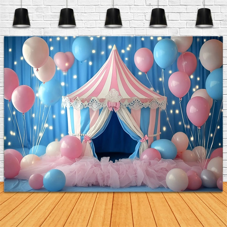 Carnival Backdrops Elegant Circus Tent Balloon Backdrop GQ5-126