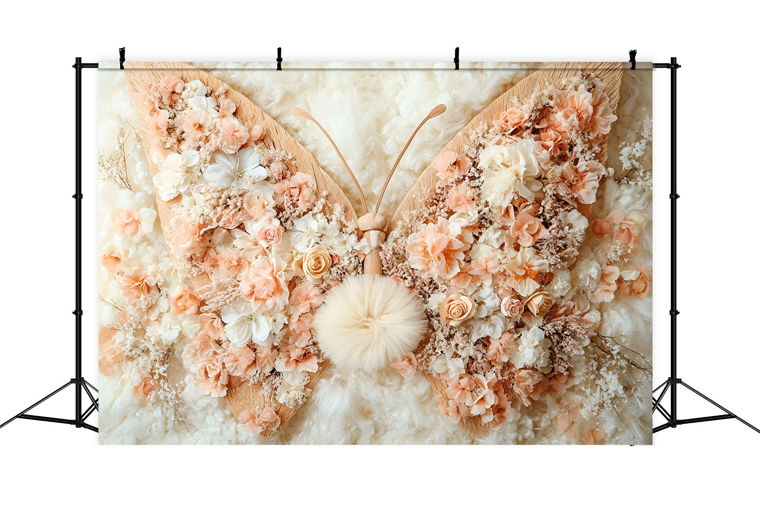 Butterfly Photo Backdrop Dreamy Petal Wings Kids Backdrop GQ5-151