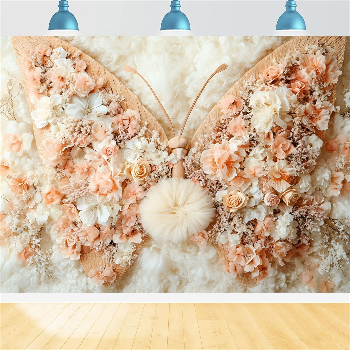 Butterfly Photo Backdrop Dreamy Petal Wings Kids Backdrop GQ5-151