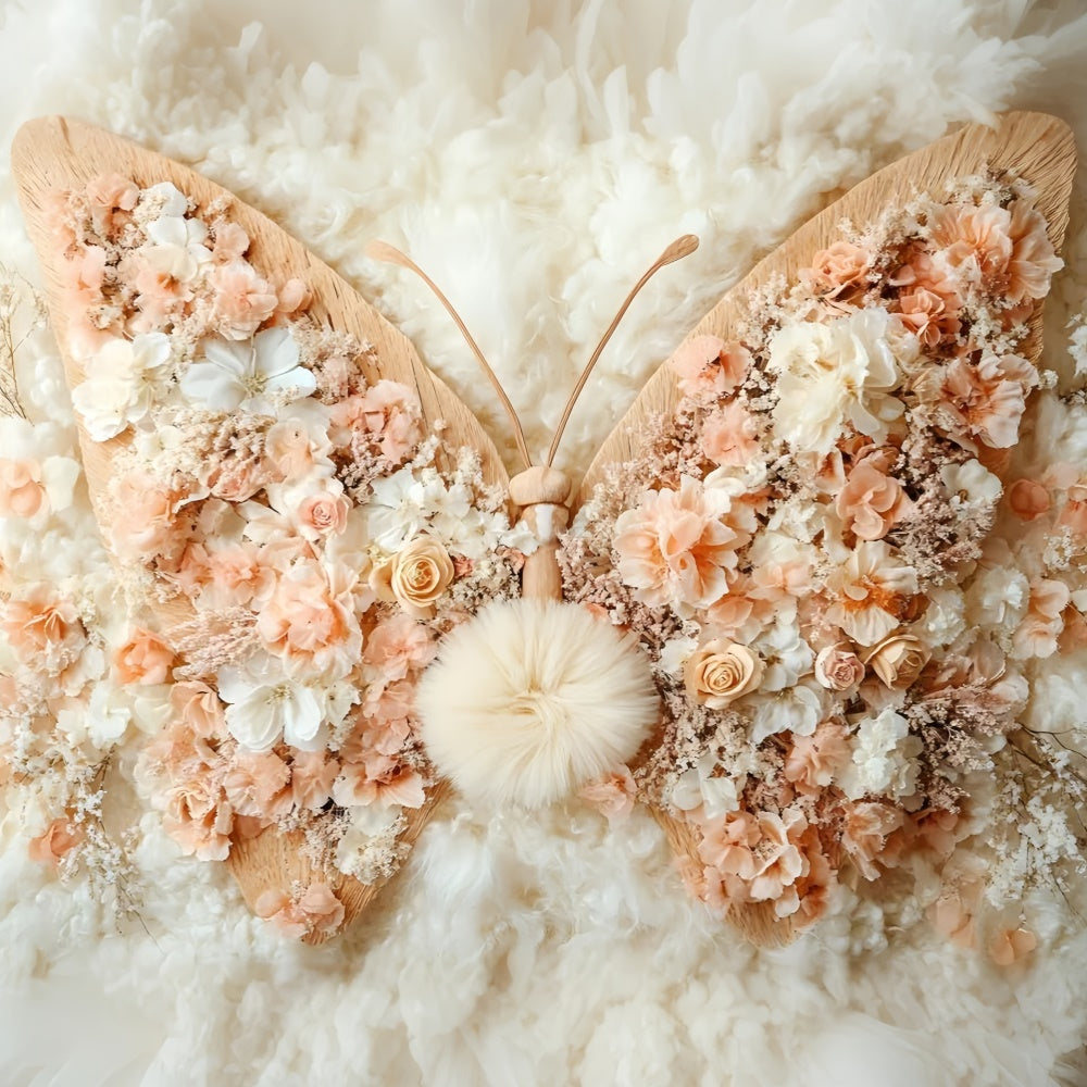 Butterfly Photo Backdrop Dreamy Petal Wings Kids Backdrop GQ5-151