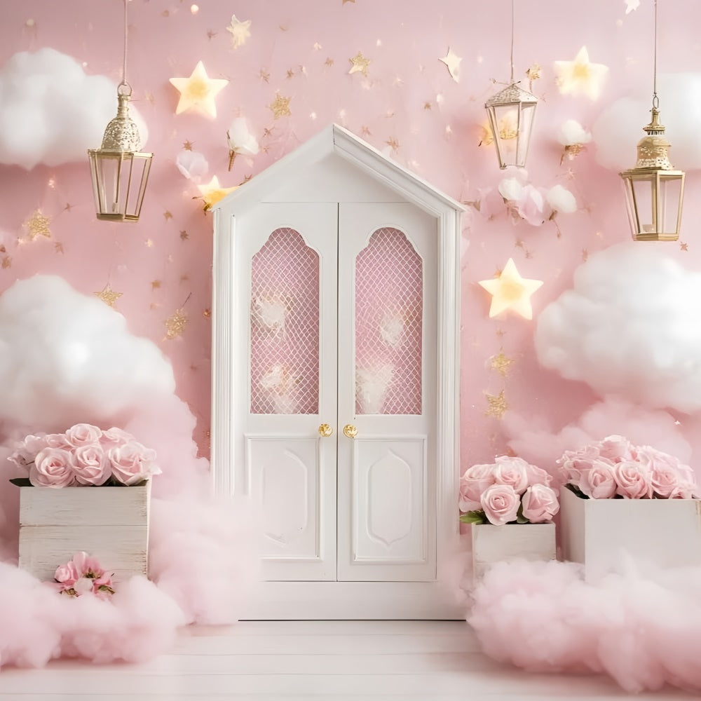Newborn Photoshoot Backdrop Rose Cloud Wonderland Backdrop GQ5-152