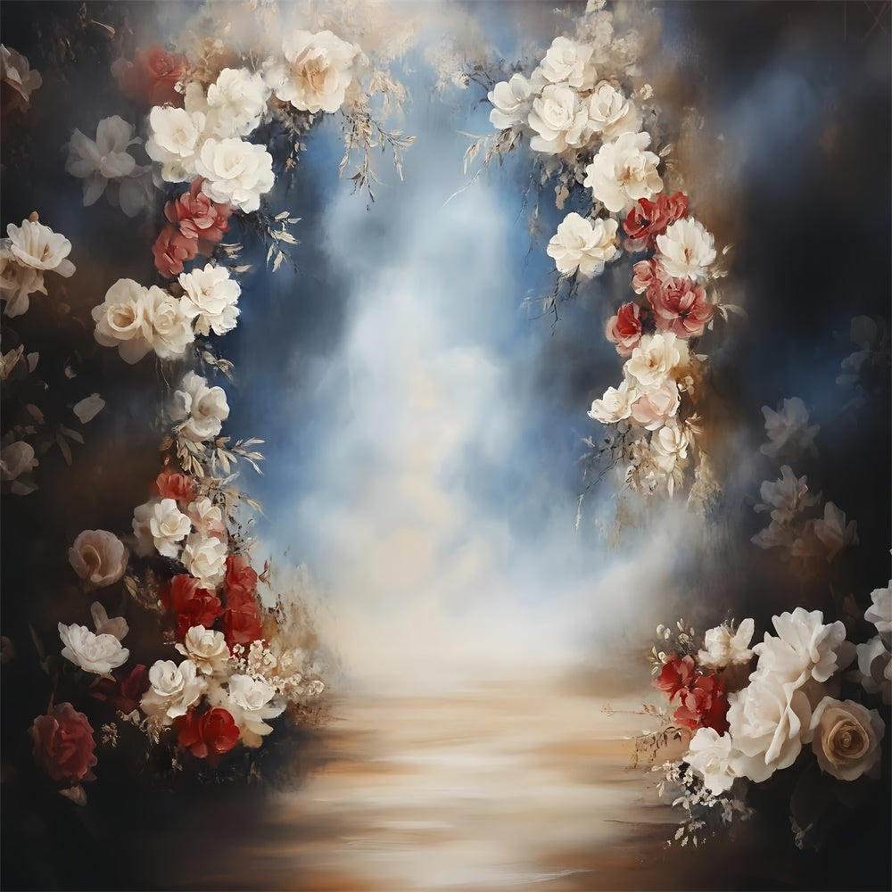 Painting Backdrops Rose Portal Best Photography Backdrops GQ57-192