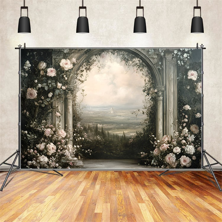 Artistic Backdrops Bloom Balcony Vista Cloth Backdrop GQ57-198