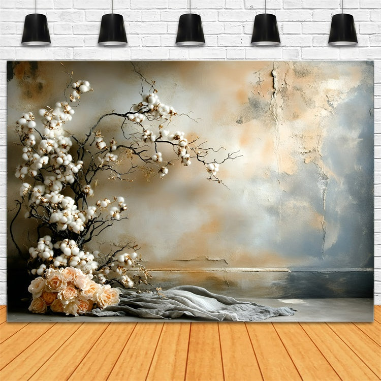 Fine Art Backdrop Cotton Blossom Serenity Cloth Backdrop GQ57-205