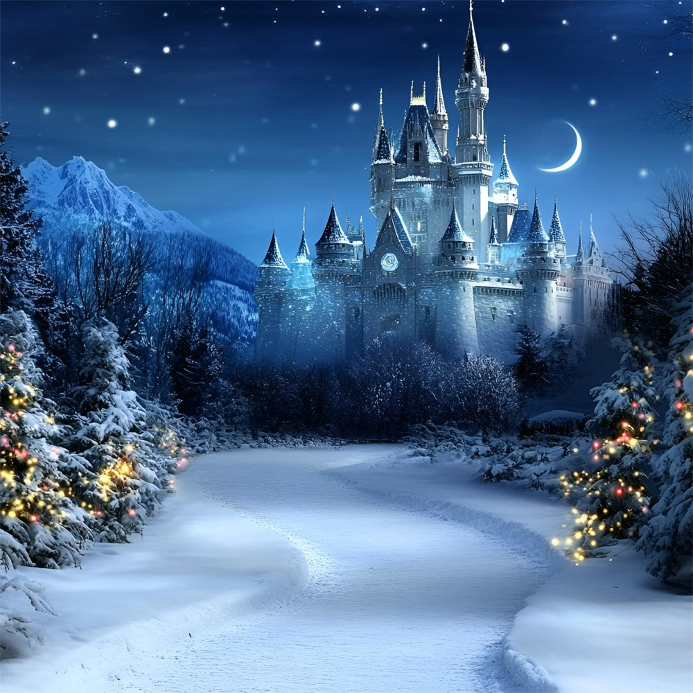 Christmas Backdrops Sale Starlit Holiday Palace Backdrop GQ57-24