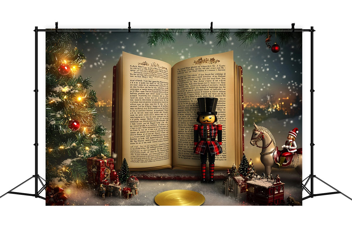 Christmas Backdrop Nutcracker Storybook Dreams Backdrop GQ57-30
