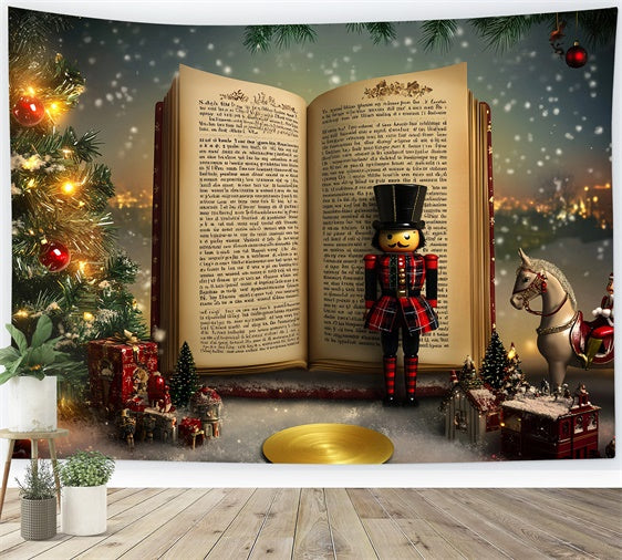 Christmas Backdrop Nutcracker Storybook Dreams Backdrop GQ57-30