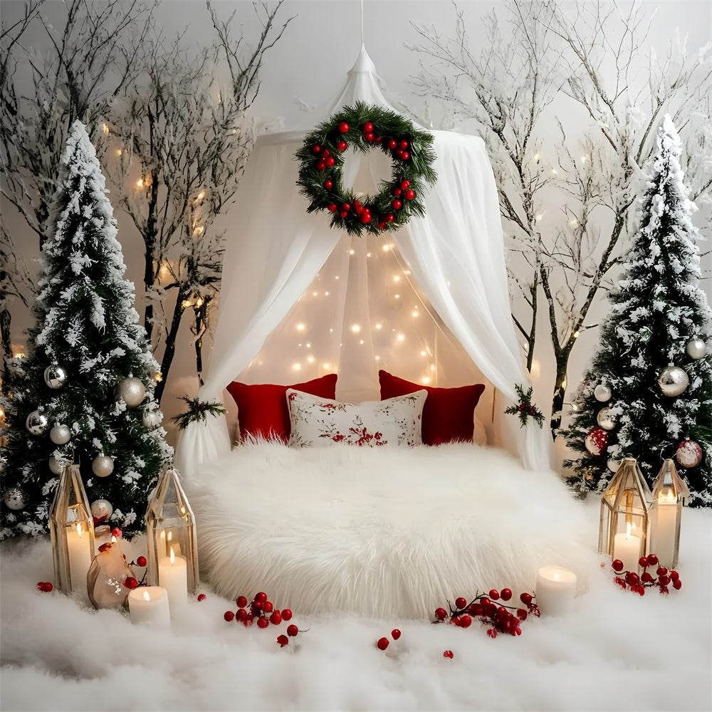 Christmas Backdrops For Photos Winter White Dreams Backdrop GQ57-41