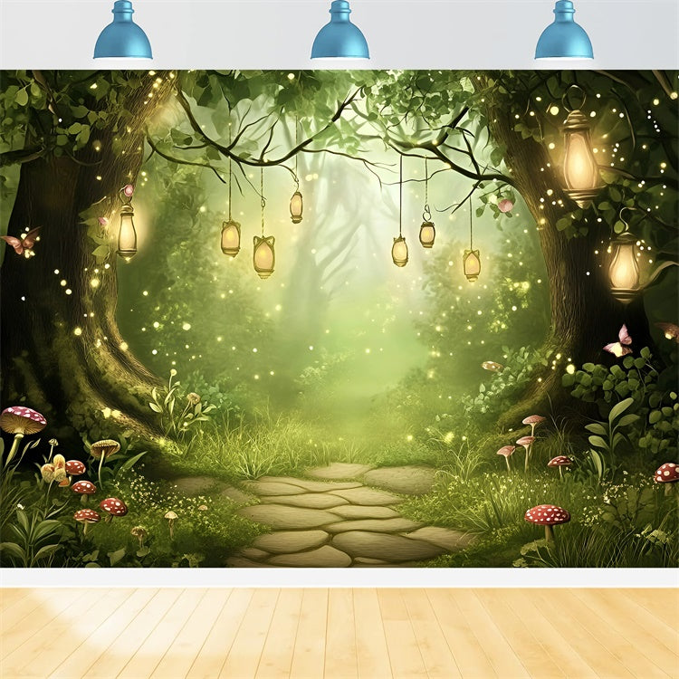 Fairytale Forest Backdrop Magical Grove Gateway Backdrop GQ57-79