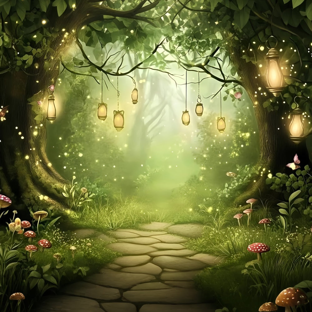 Fairytale Forest Backdrop Magical Grove Gateway Backdrop GQ57-79