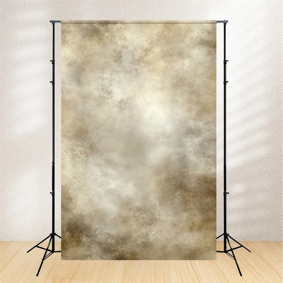 Cream Backdrop Warm Earthy Mottled Taupe Texture Studio Portrait Backdrop GQ58-102