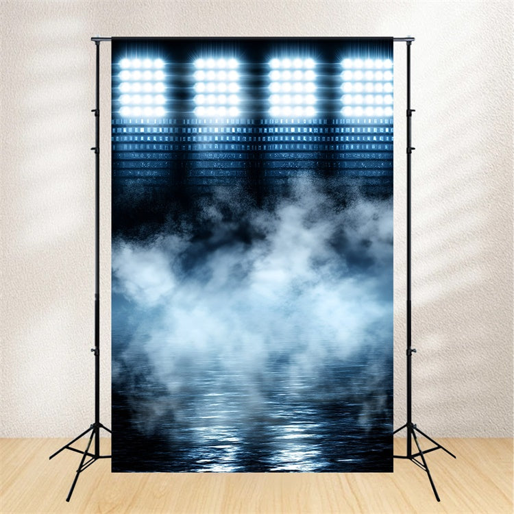Sports Theme Backdrop Spotlight Mist Arena Backdrop GQ6-265