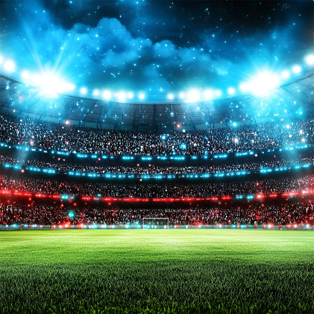 Soccer Field Backdrop Champions Glory Field Backdrop GQ6-281