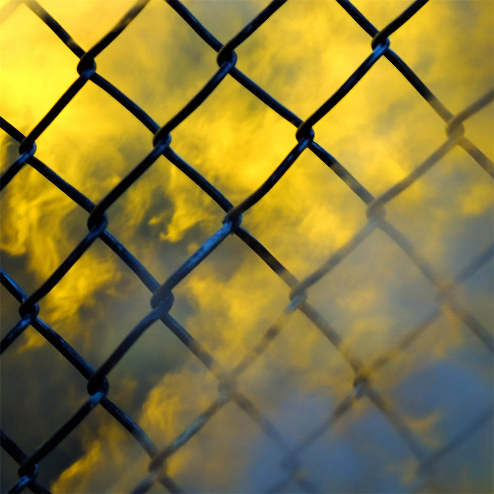 Sports Photo Backdrop Chain Link Arena Mood Backdrop GQ6-286