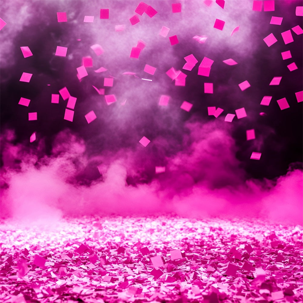 Sports Backdrops Spotlight Pink Confetti Backdrop GQ6-288
