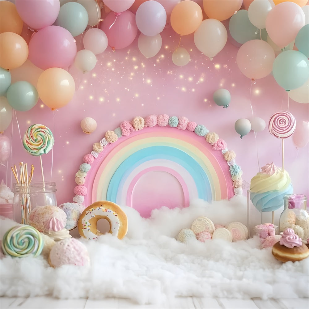Cake Smash Photography Backdrop Donut Dreams Soft Backdrop GQ6-303
