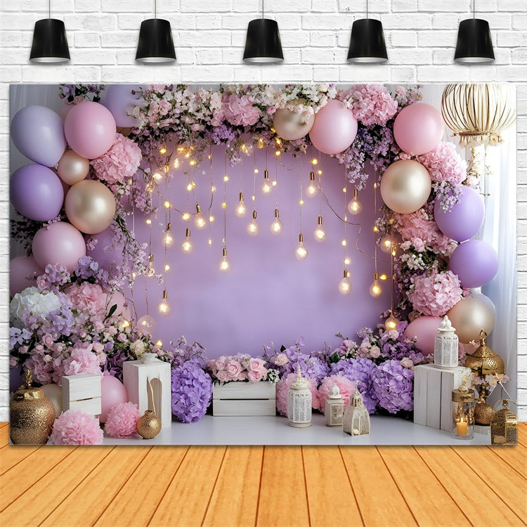 Birthday Backdrops Twinkle Blossom Dream Backdrop GQ6-324