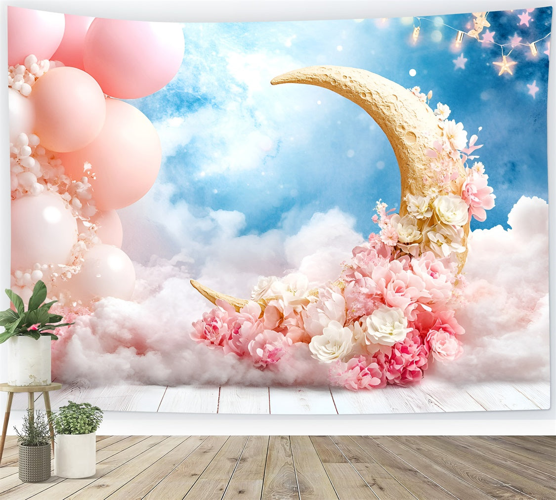 Happy Birthday Backdrop Sweet Sky Dreams Backdrop GQ6-326