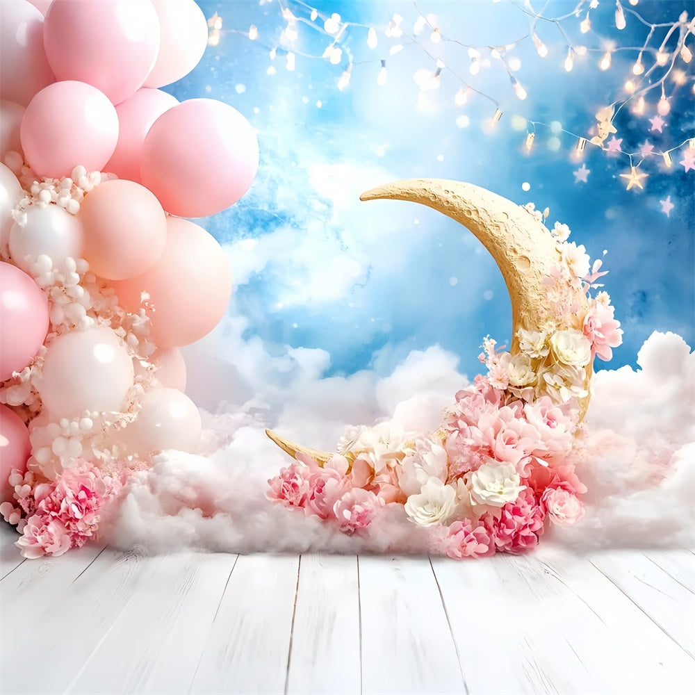 Happy Birthday Backdrop Sweet Sky Dreams Backdrop GQ6-326