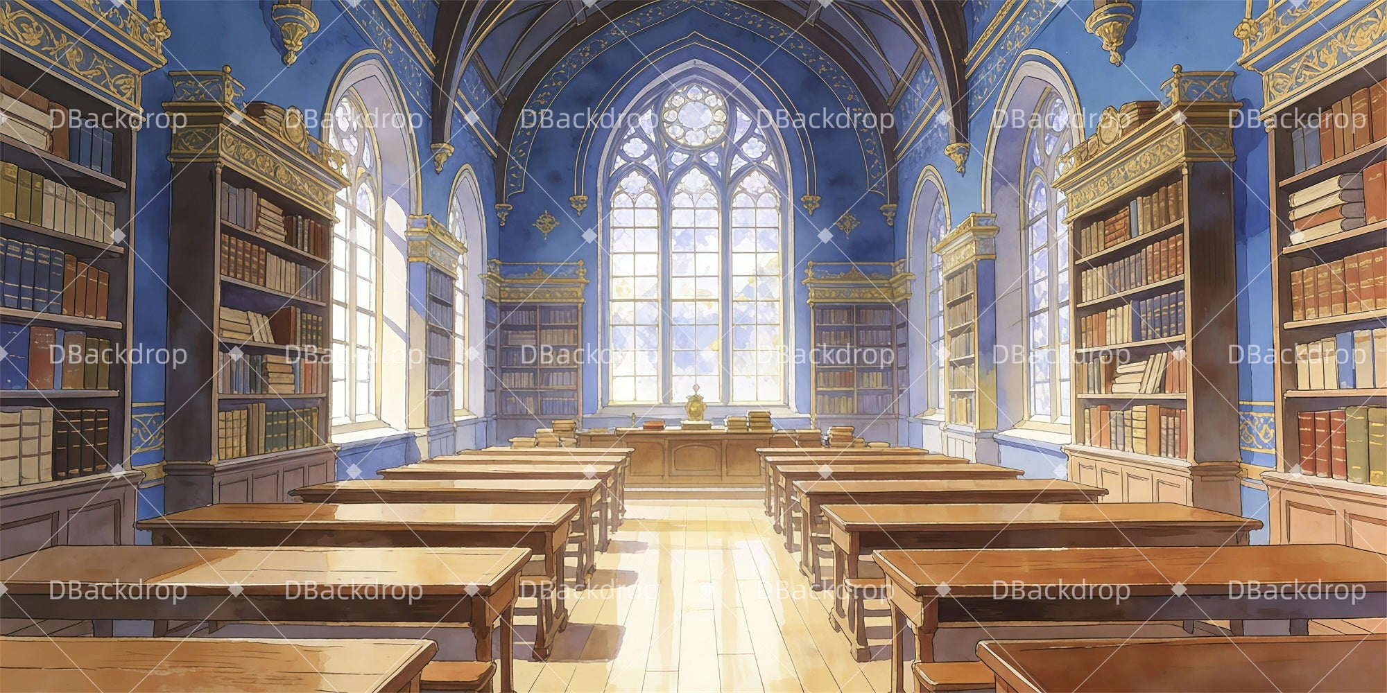 Backdrop For Theater Play Magic Classroom Performance Backdrops GQ61-T15