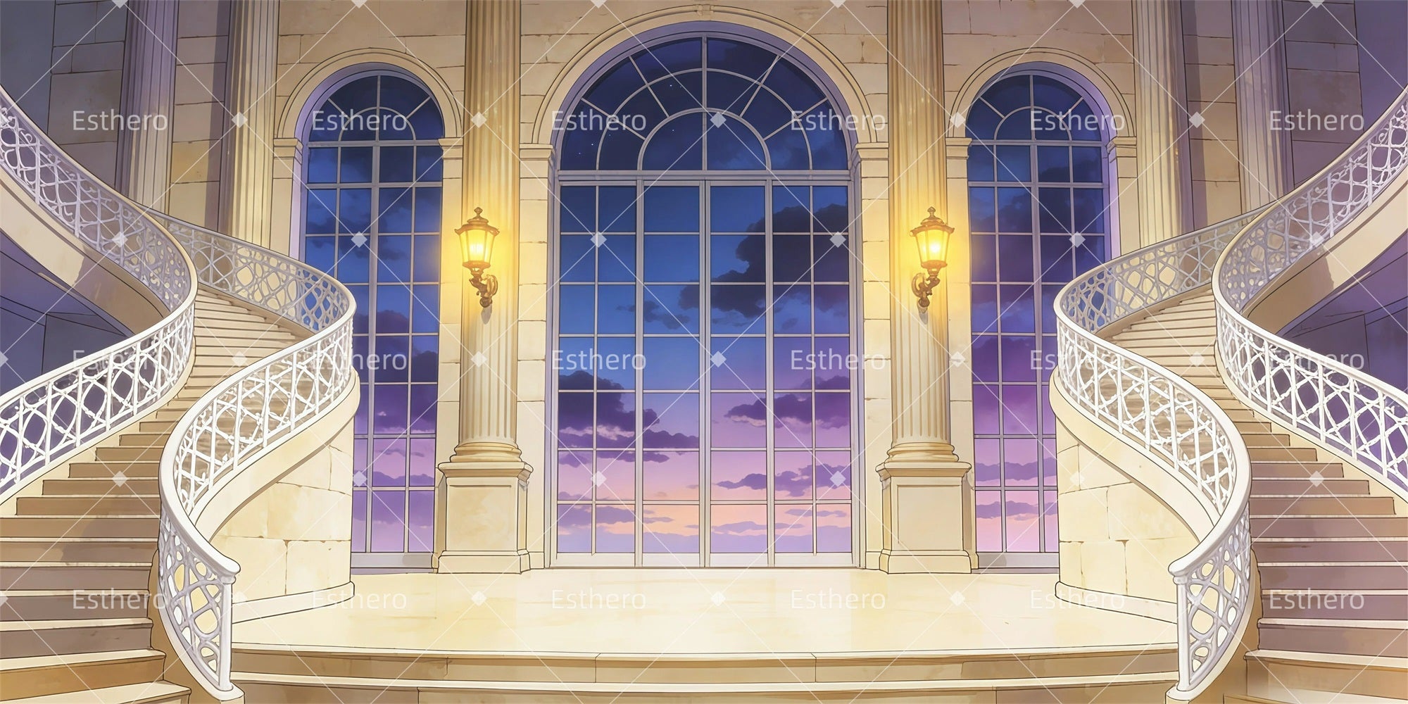 Dance Recital Backdrops Royal Ballroom Stage Backdrop Ideas GQ61-T20