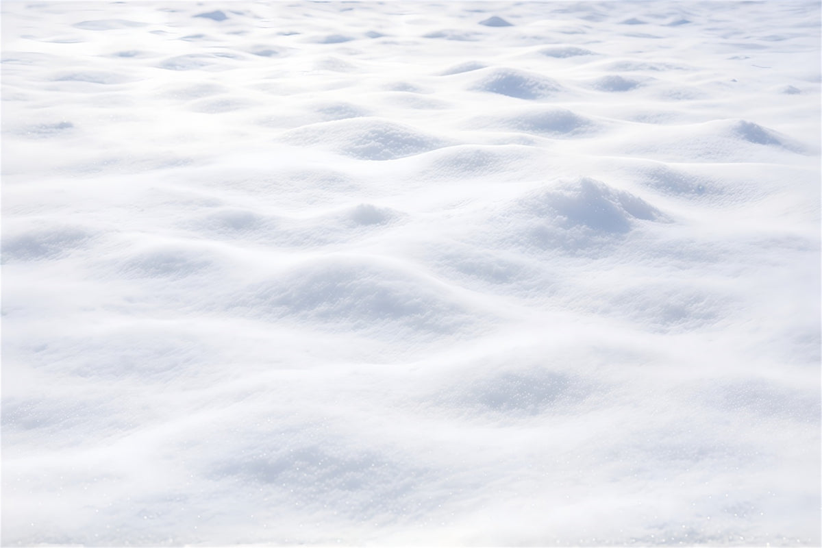 Snowy Christmas Backdrop Soft White Snowdrift Texture Christmas Photoshoot Backdrop GQ610-63