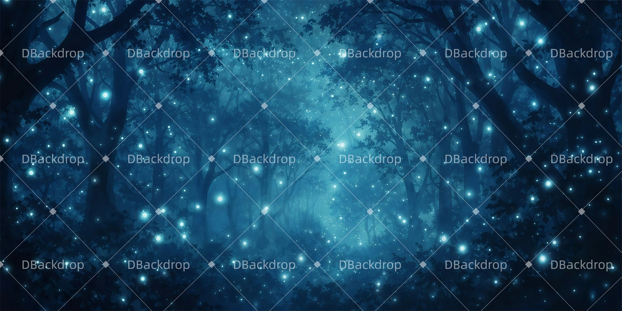 Stage Backdrop Enchanted Forest Scenery Backdrops For Theater GQ62-T11