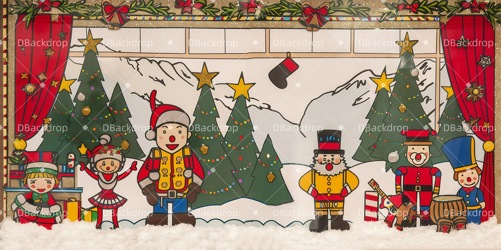 Performance Backdrops Toy Parade Professional Stage Backdrops GQ62-T28