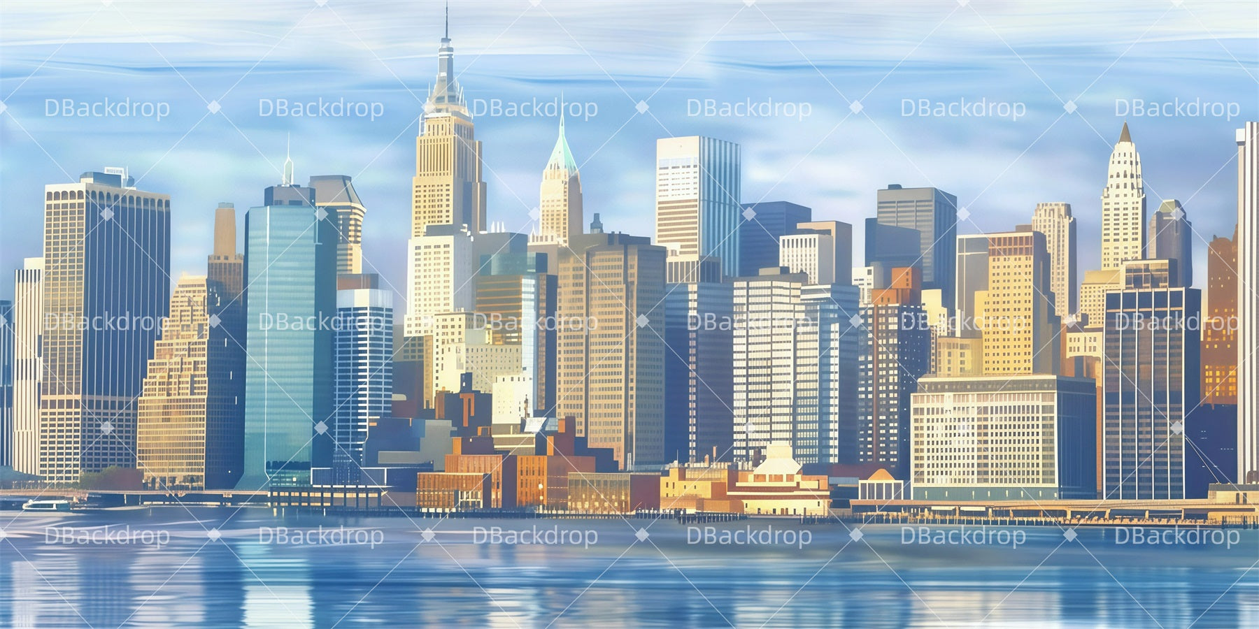 Stage Backdrop Ideas New York Scene Movie Theater Backdrop GQ62-T44