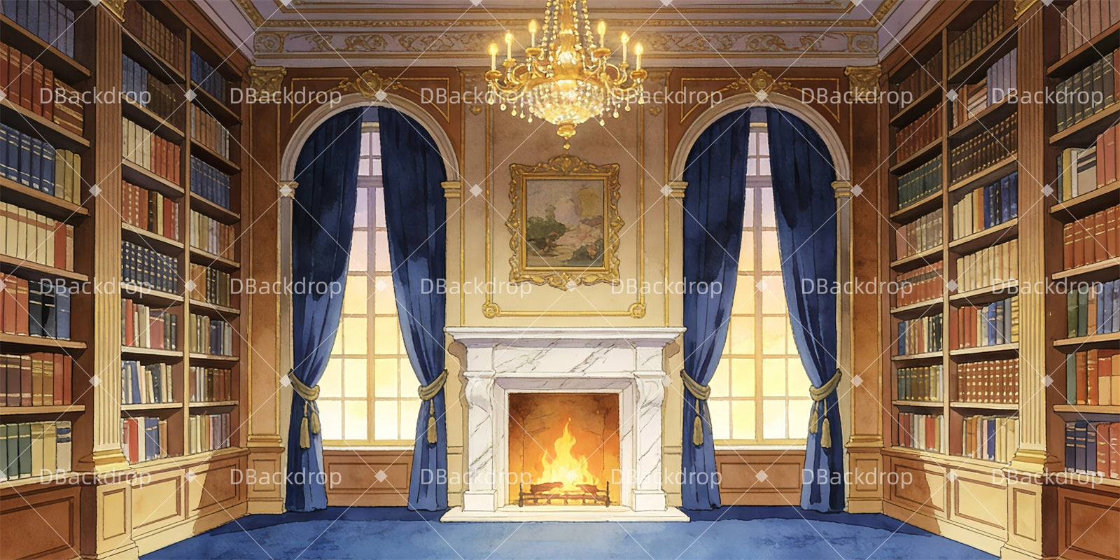 Theater Stage Backdrop Grand Study Performance Backdrops GQ63-T24