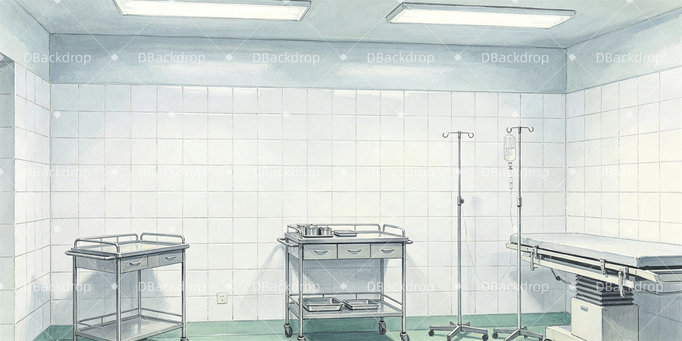 Cheap Theater Backdrops Hospital Scene Stage Backdrop Ideas GQ65-T49