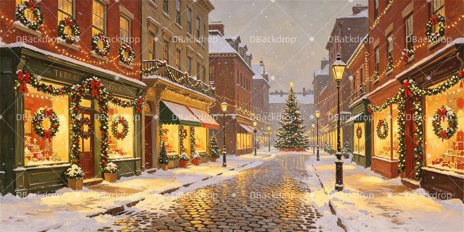 Theater Backdrop 34th Street Scene Professional Stage Backdrops GQ65-T54